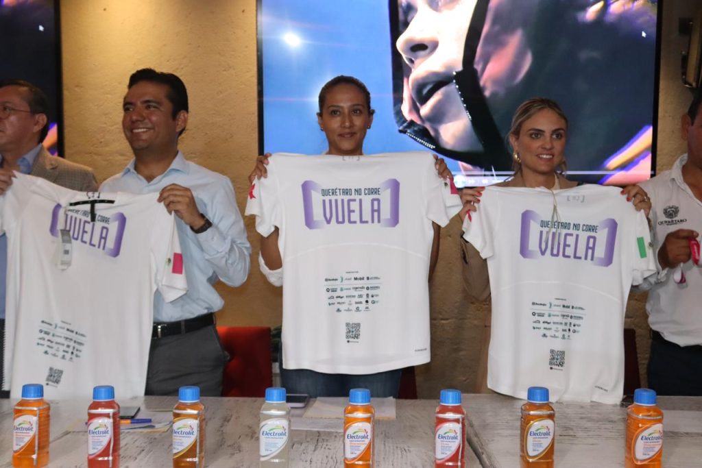 Presentan playera Querétaro Maratón 2023