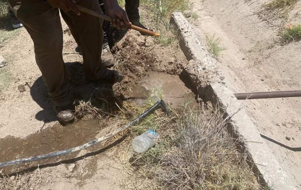 San Pedro toma acción contra toma clandestina de agua