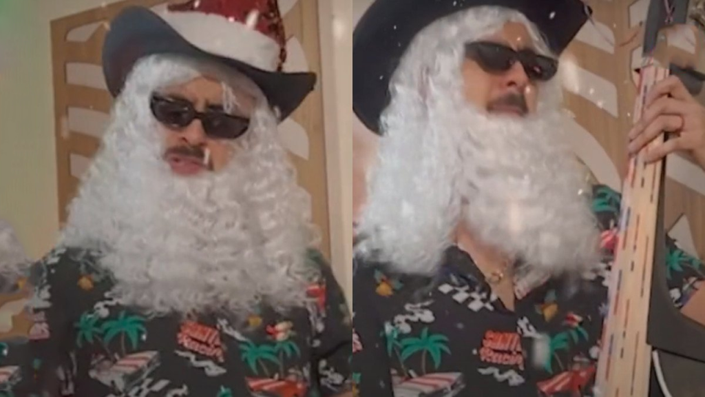Corrido tumbado navideño: ¡El Huey Coyote rompe esquemas con Santa Claus!