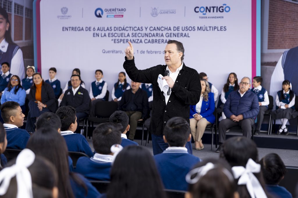 Infraestructura nueva para secundaria de Querétaro