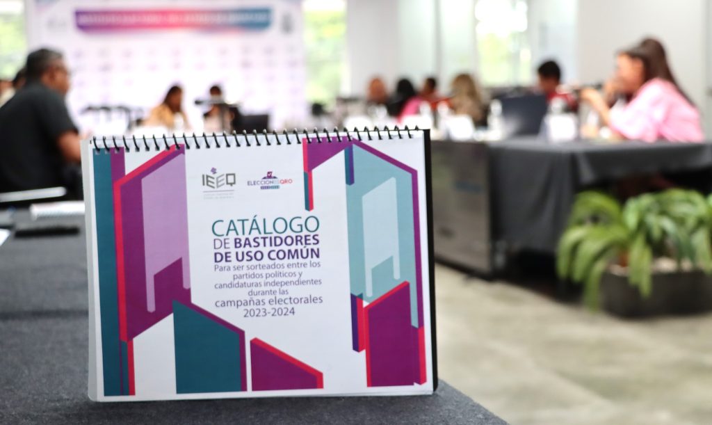 Distribuye IEEQ espacios para propaganda electoral de partidos e independientes