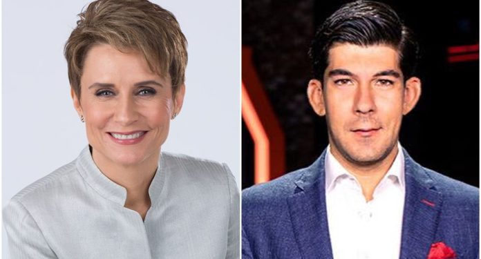 Denise Maerker y Manuel López