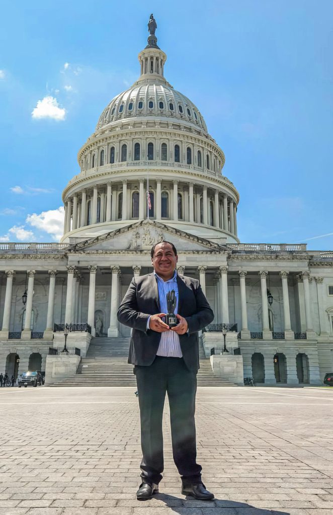 El presidente municipal de Amealco René Mejía Montoya fue distinguido con el prestigioso Premio “Libertad” 2024