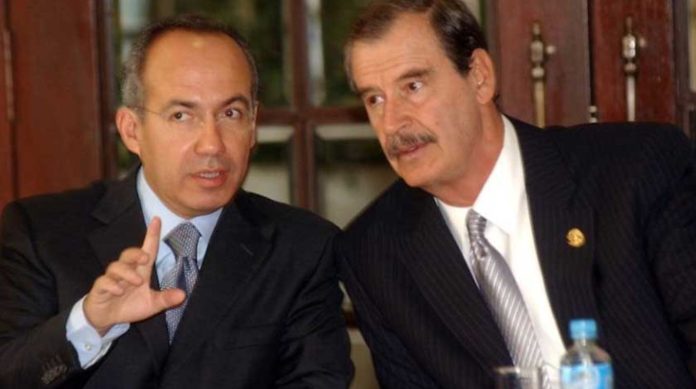 Vicente Fox y Felipe Calderón