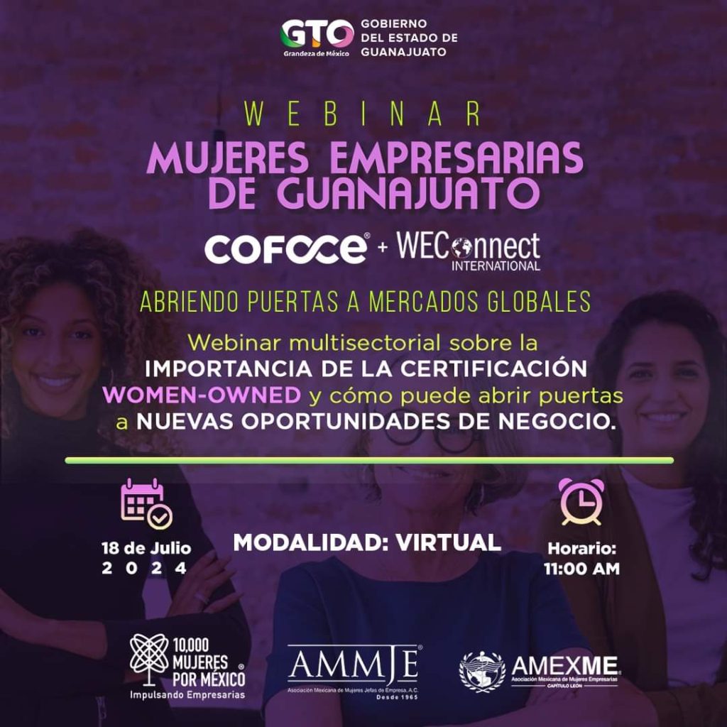 Se llevó a cabo el WEBINAR “Mujeres Empresarias de Guanajuato”