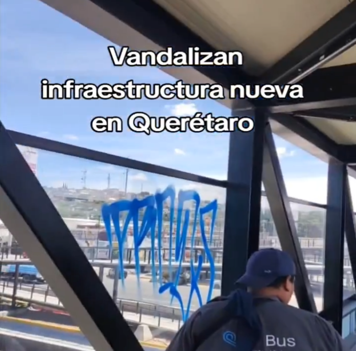 Vandalizan infraestructura nueva en Querétaro