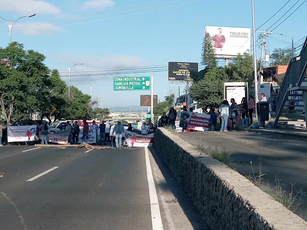 Manifestación de Ejidatarios de San Pablo en Querétaro que Exigen Pago de Tierras