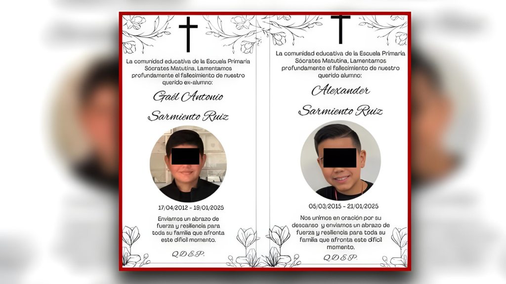 Alexander y Gael: homenaje escolar exige paz en Culiacán