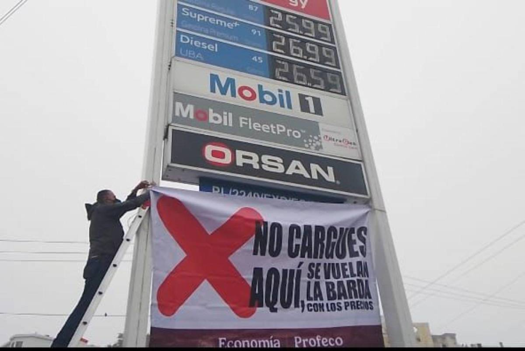 Profeco expone gasolineras con precios abusivos en México