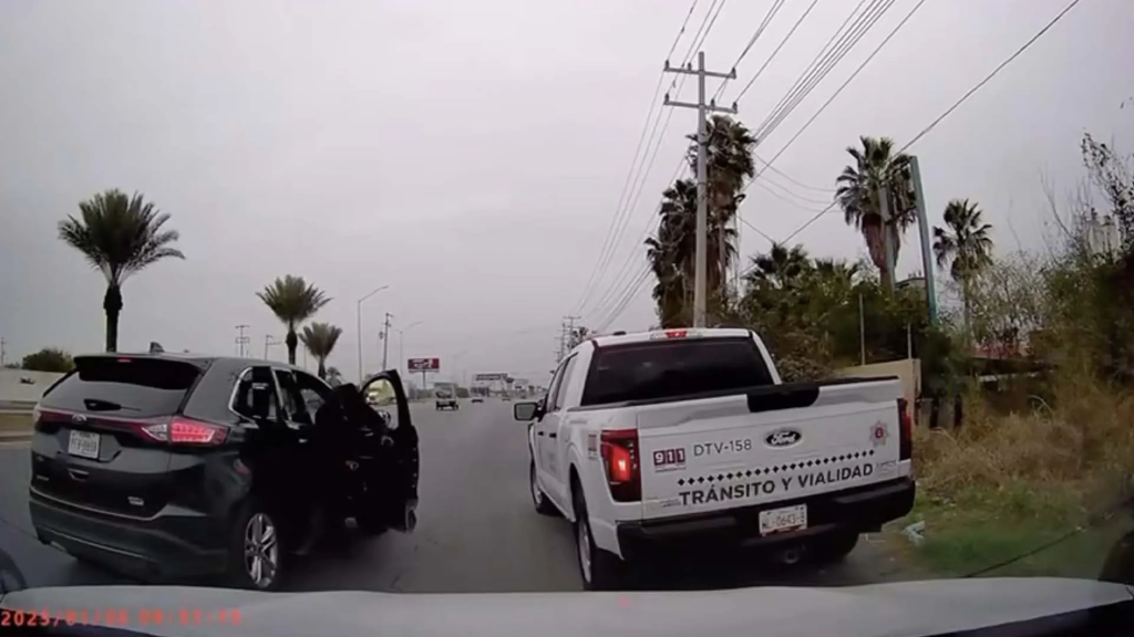 Nuevo Laredo: familia regia perseguida y Tránsito ignora