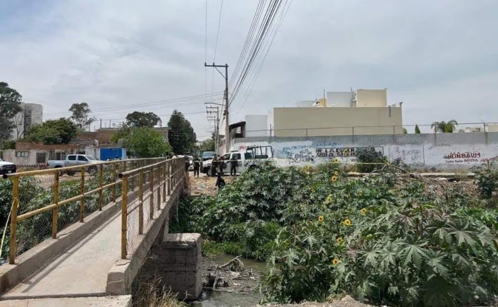 Madre de niño estrangulado se cuelga de un puente en SLP