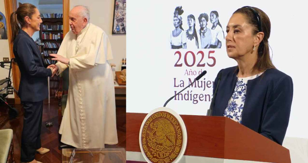 Papa Francisco muere y Sheinbaum lamenta su partida