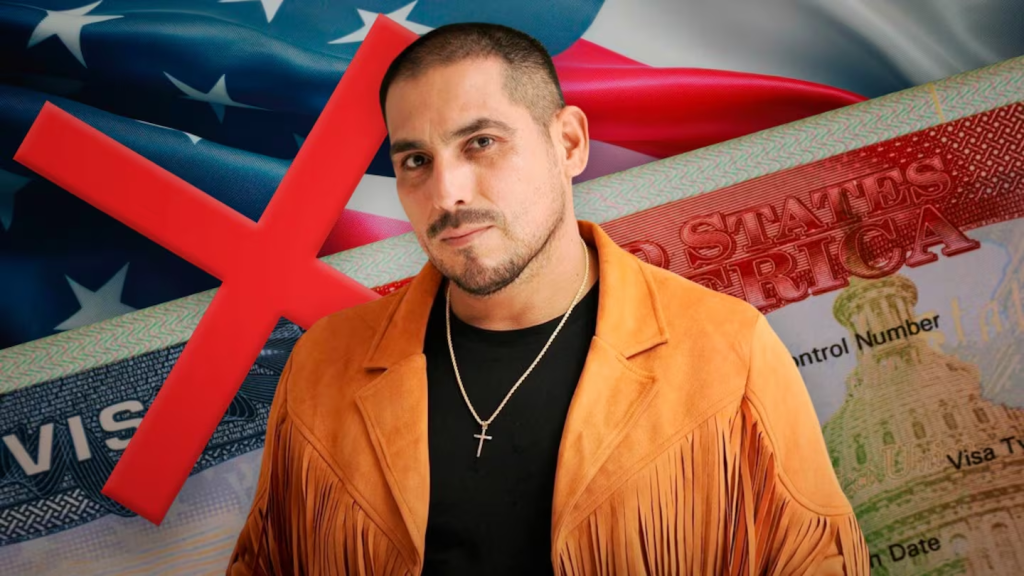 Espinoza Paz pierde visa para Estados Unidos y causa polémica