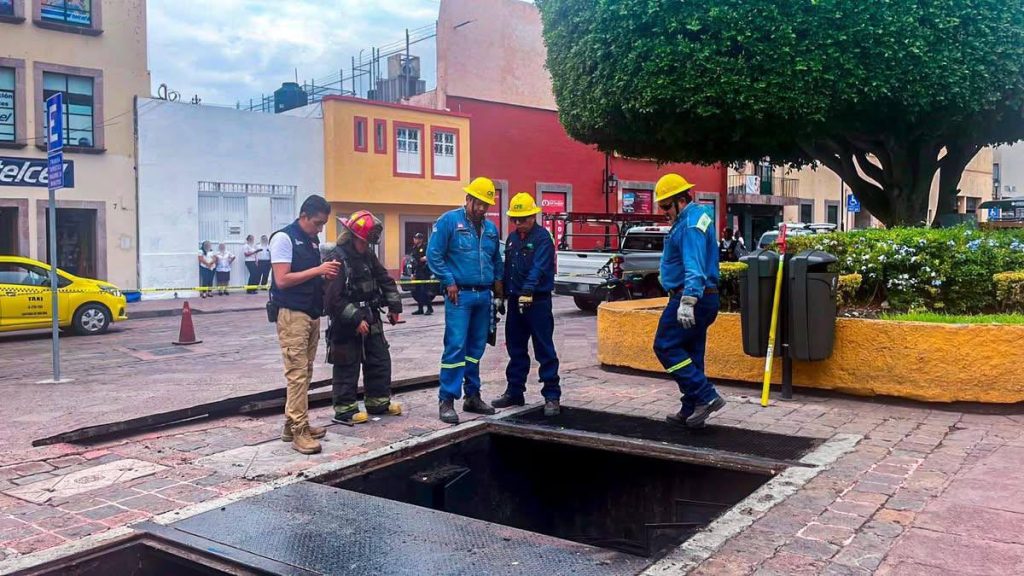 Explota registro de CFE en Querétaro caos en el Centro Histórico