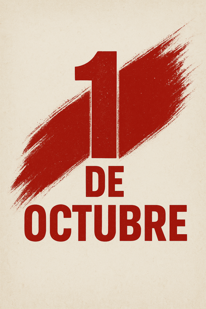 1 de octubre 1 de octubre
