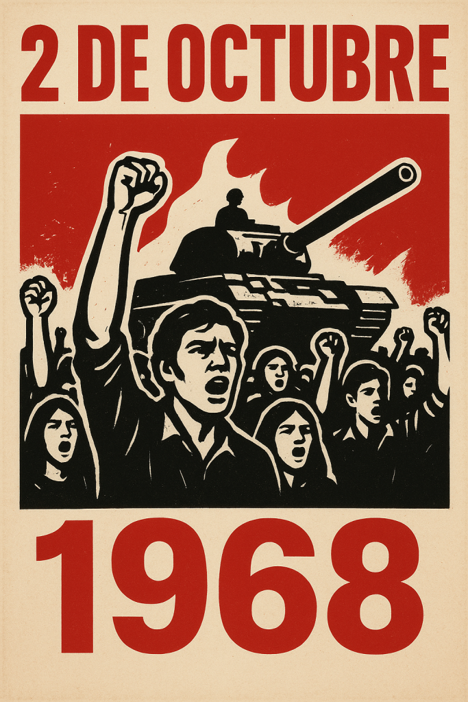 El 2 de octubre se recuerda la masacre de Tlatelolco