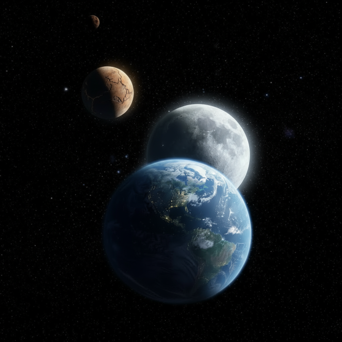 Dos lunas a la Tierra