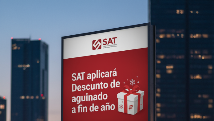 SAT aplicará Descuento de aguinaldo a fin de año