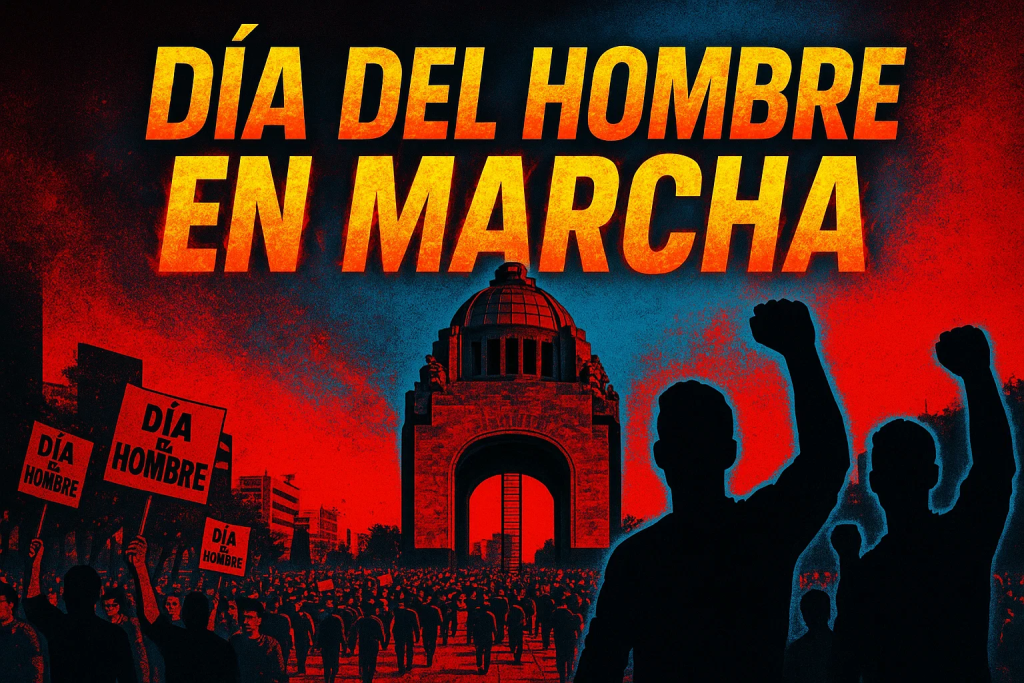 Día del Hombre se celebra con marcha nacional en CDMX este 15 de noviembre