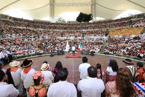 Nuestro compromiso con el estado no conoce días ni horarios. Los invito a seguir caminando juntas y juntos por Oaxaca, estamos en la ruta correcta ¡ni un paso atrás!
