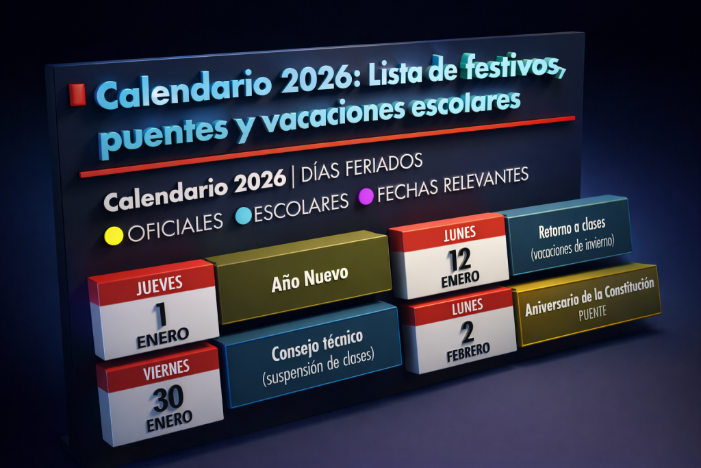 Primer puente de 2026 dejará descanso obligatorio este 2 de febrero