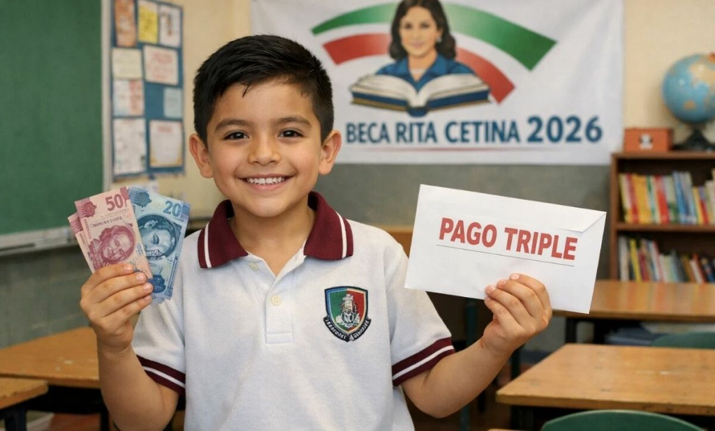 Beca Rita Cetina 2026 dará pago triple a beneficiarios en febrero