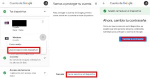 Cómo cerrar sesión de Gmail desde un dispositivo móvil