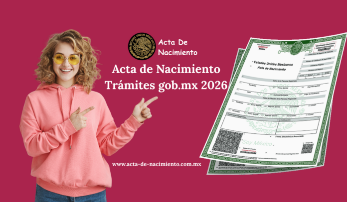acta de nacimiento en línea
