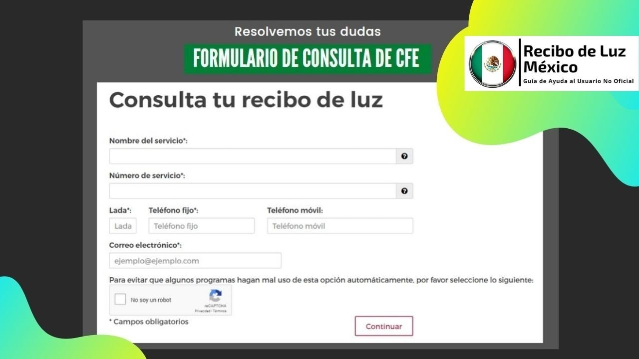 Consultar recibo de luz