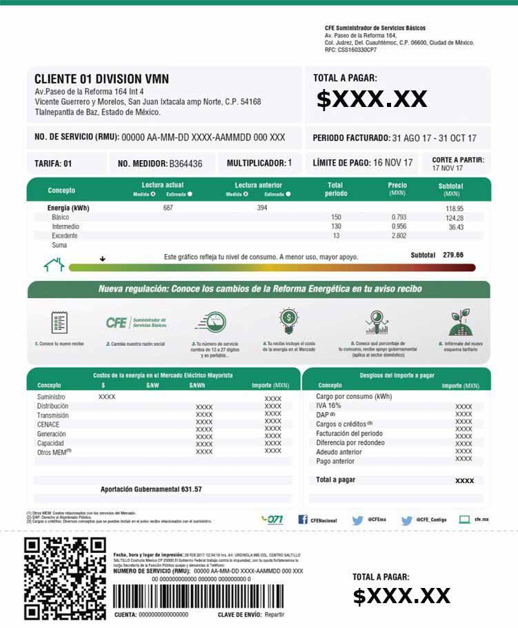 Recibo de Luz CFE: Cómo descargarlo y qué significa cada concepto