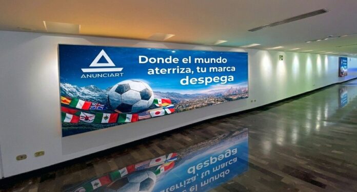 El Mundial no solo se juega en la cancha: Anunciart lleva la publicidad a los aeropuertos más transitados del país