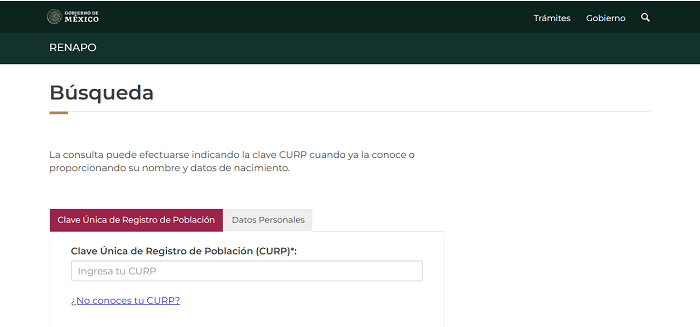 Cómo sacar la CURP por primera vez en 2026 paso a paso