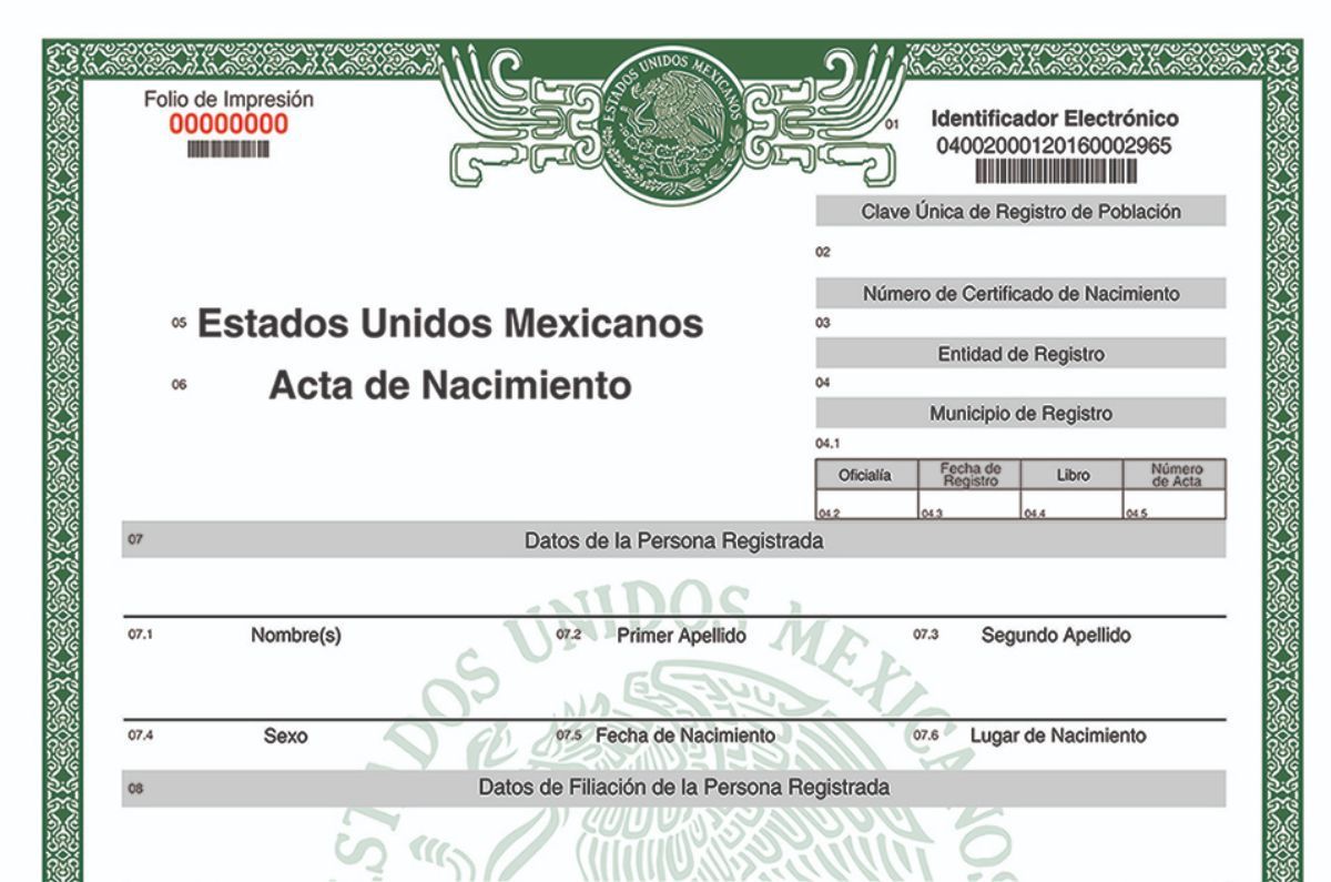 Trámite de cambio de género en el acta de nacimiento