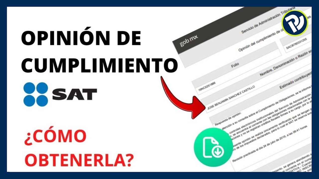 Opinión de cumplimiento positiva SAT
