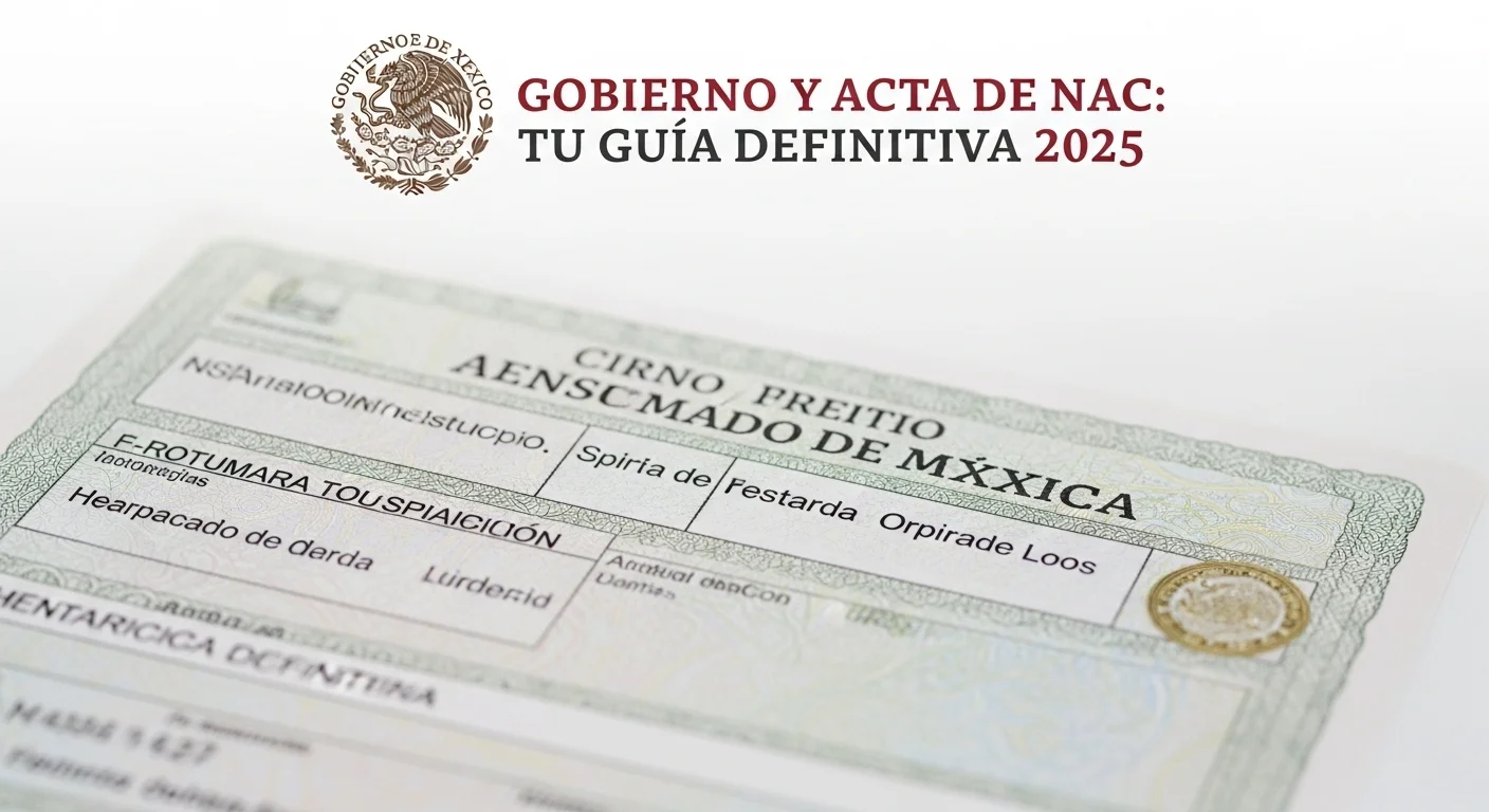 acta de nacimiento en linea