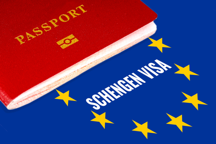 trámite de visa Schengen