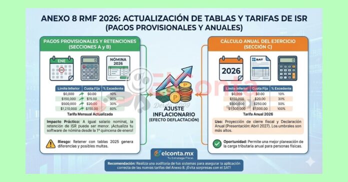 isr sueldos 2026, tabla isr 2026, calculo isr