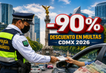 Multas de tránsito CDMX 2026 permiten hasta 90% de descuento multas de tránsito CDMX 2026