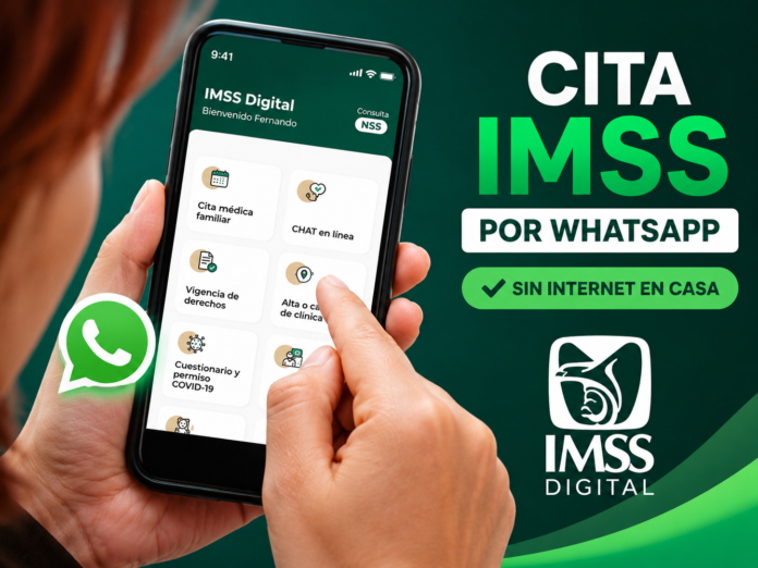 cita IMSS por WhatsApp 2026