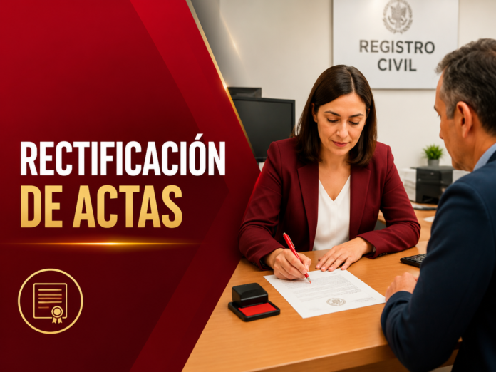 rectificación administrativa