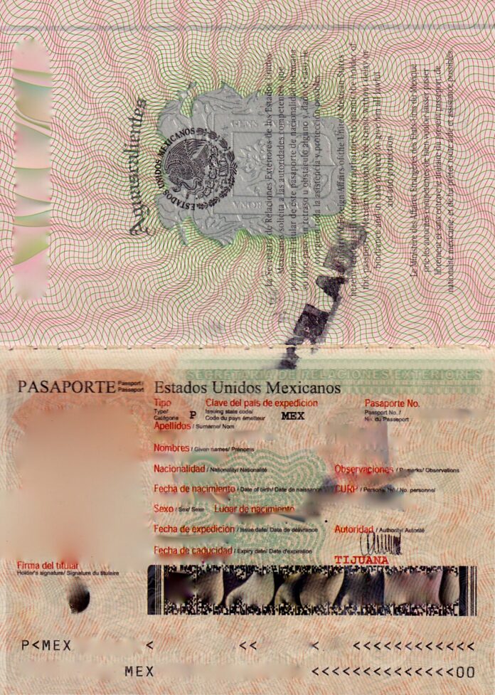 Pasaporte mexicano abierto, documento clave si lo pierdes en el extranjero