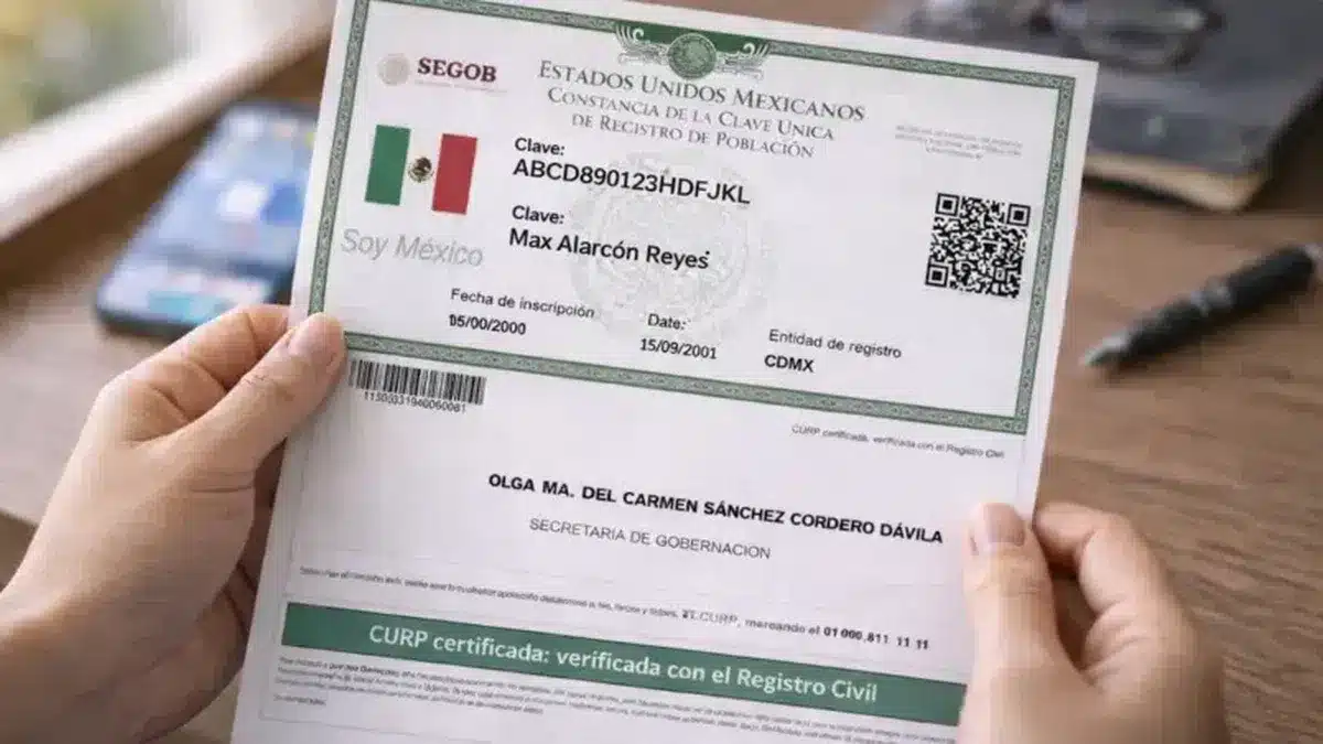 CURP certificada: qué es y para qué trámites te la van a pedir