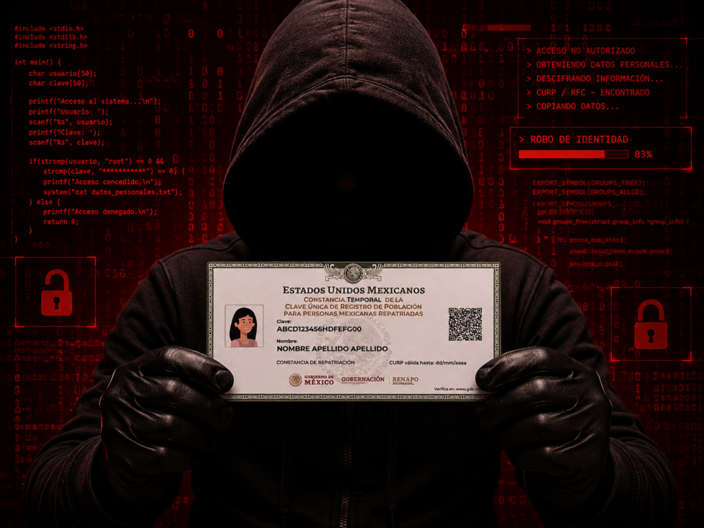 Robo de identidad impide bloquear la CURP y el RFC en México