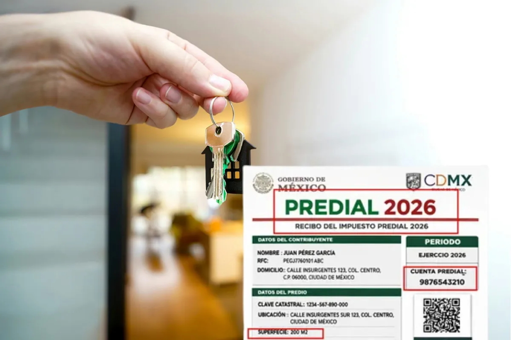 Pago del predial en CDMX y Edomex 2026 tiene descuentos por pronto pago en 2026