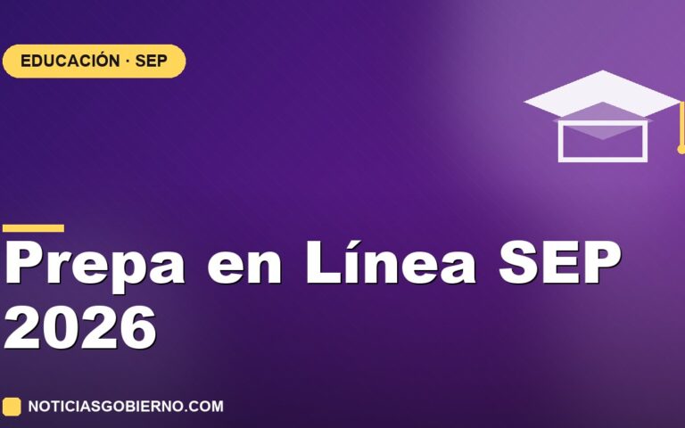 Prepa en Línea SEP 2026: convocatoria, requisitos y costo real