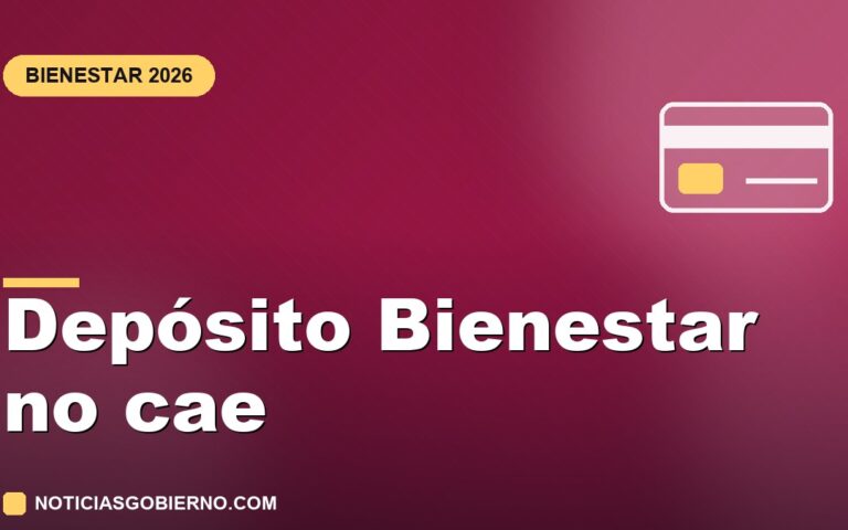 Tarjeta del Bienestar julio 2026: qué hacer si tu depósito no ha caído