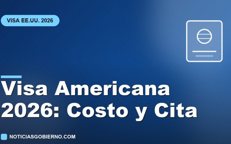 Visa americana 2026: cuánto cuesta y cuánto tarda la cita ahora