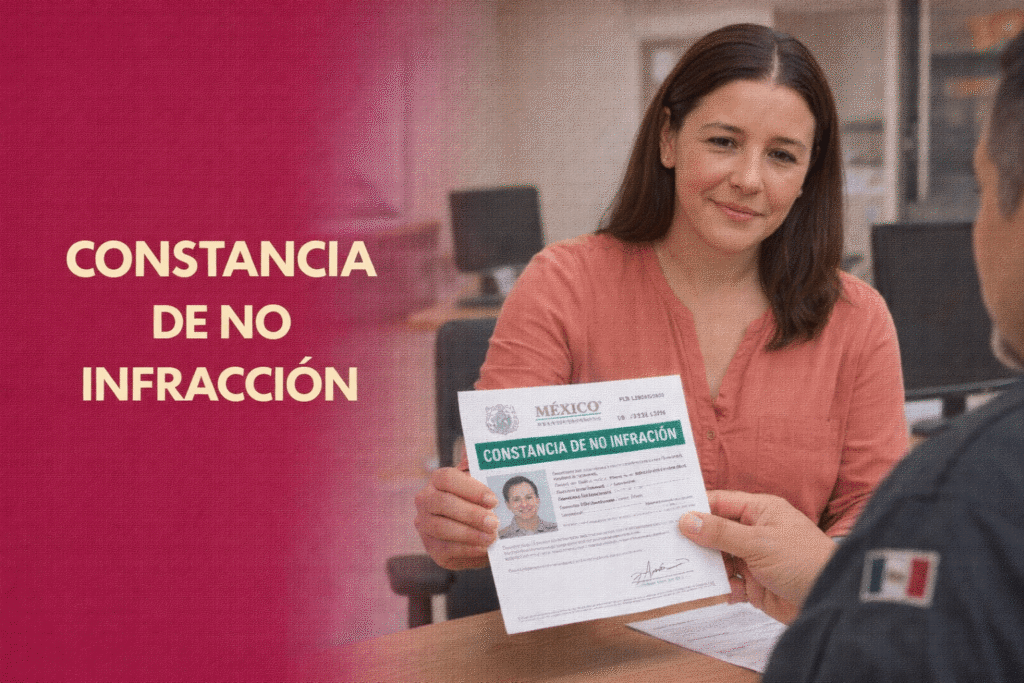 Constancia de no infracción: dónde sacarla para trámites vehiculares