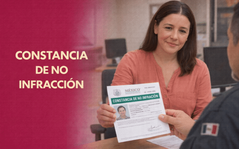 Constancia de no infracción: dónde sacarla para trámites vehiculares