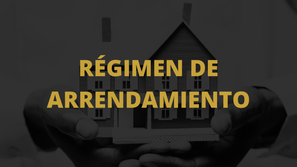 Régimen de arrendamiento